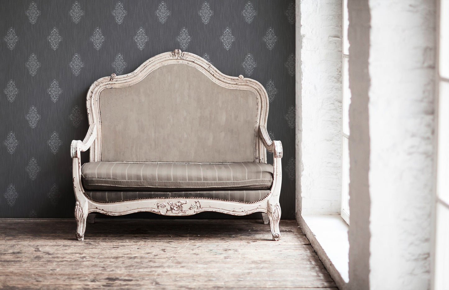 Architects Paper Luxury wallpaper Vlies-Textiltapete Braun Silber 10,05 m x 0,53 m