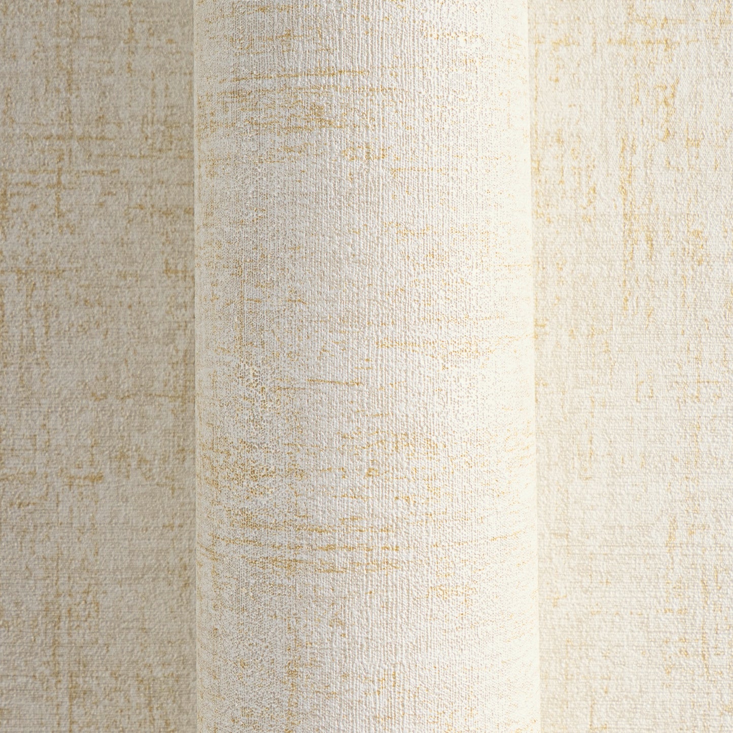 Mustertapete Vintage-Gewebe Beige - 10,05 m x 0,53 m