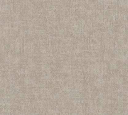 Mustertapete Vintage-Gewebe Taupe - 10,05 m x 0,53 m