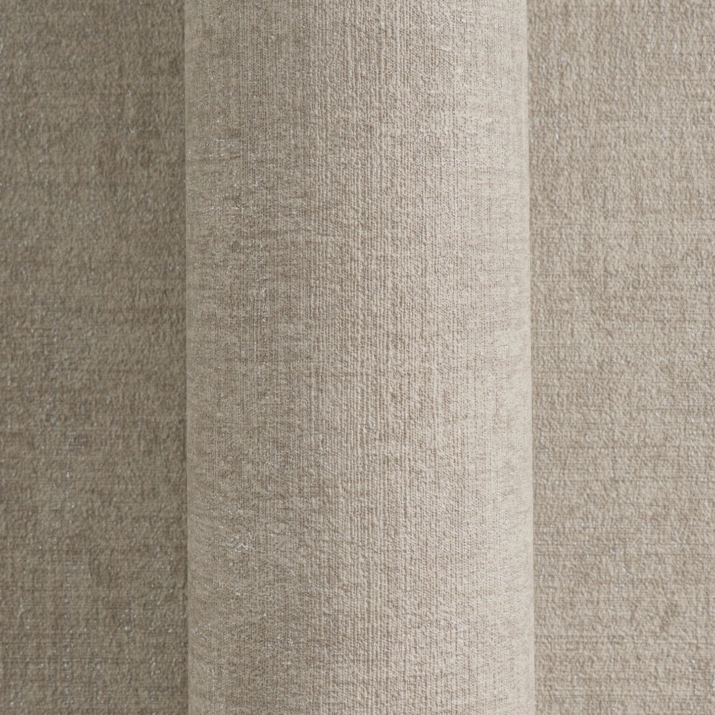 Mustertapete Vintage-Gewebe Taupe - 10,05 m x 0,53 m