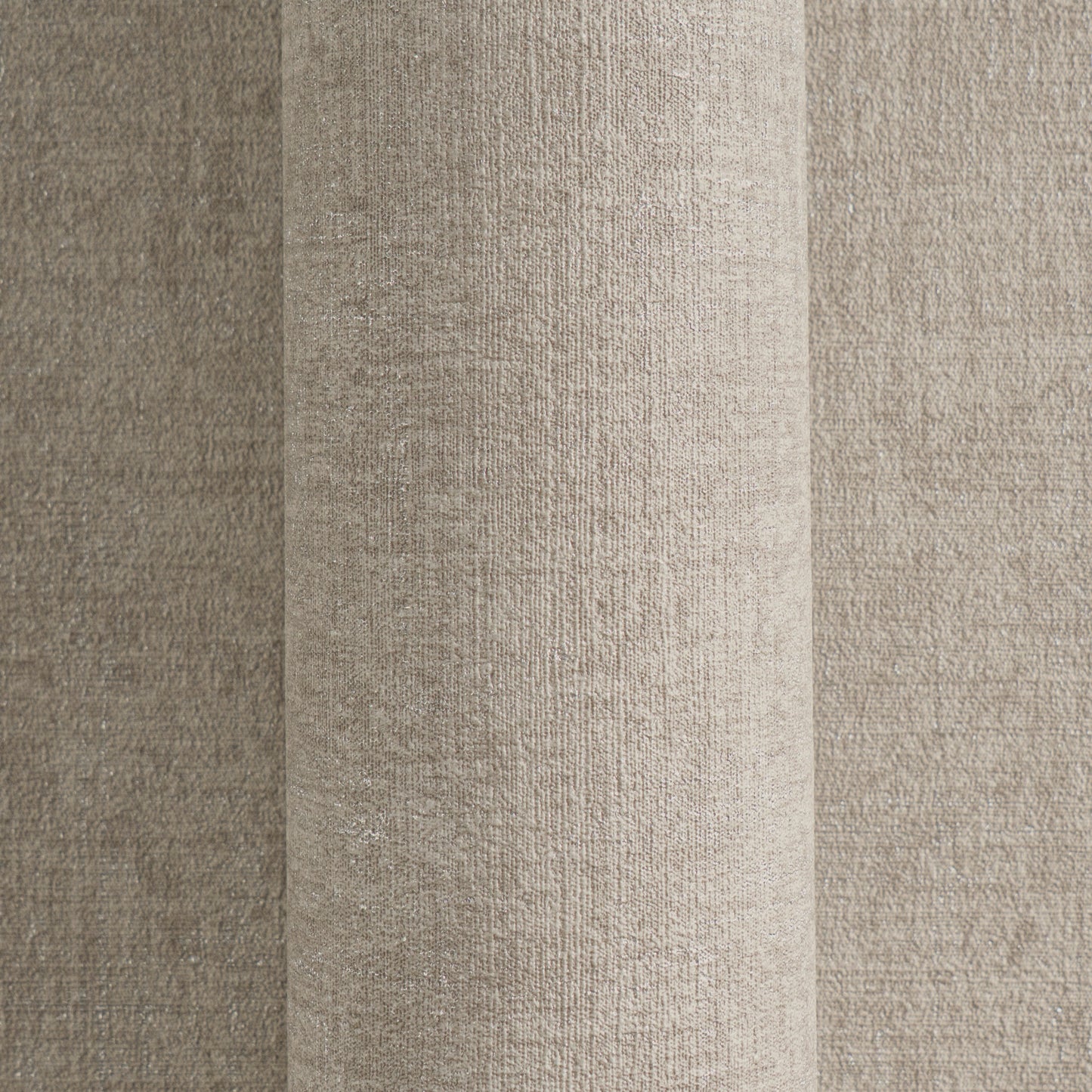 Mustertapete Vintage-Gewebe Taupe - 10,05 m x 0,53 m
