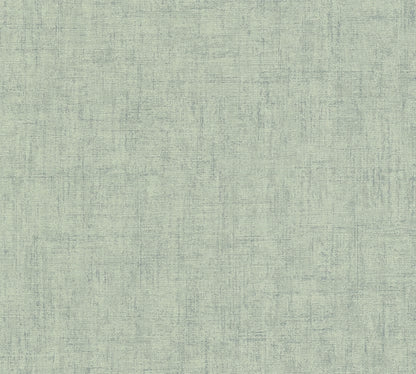 Mustertapete Vintage-Gewebe Salbeigrün - 10,05 m x 0,53 m