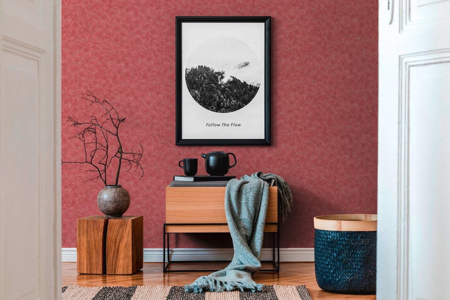 Architects Paper Luxury wallpaper Vinyl-Vliestapete Rot 10,05 m x 0,53 m