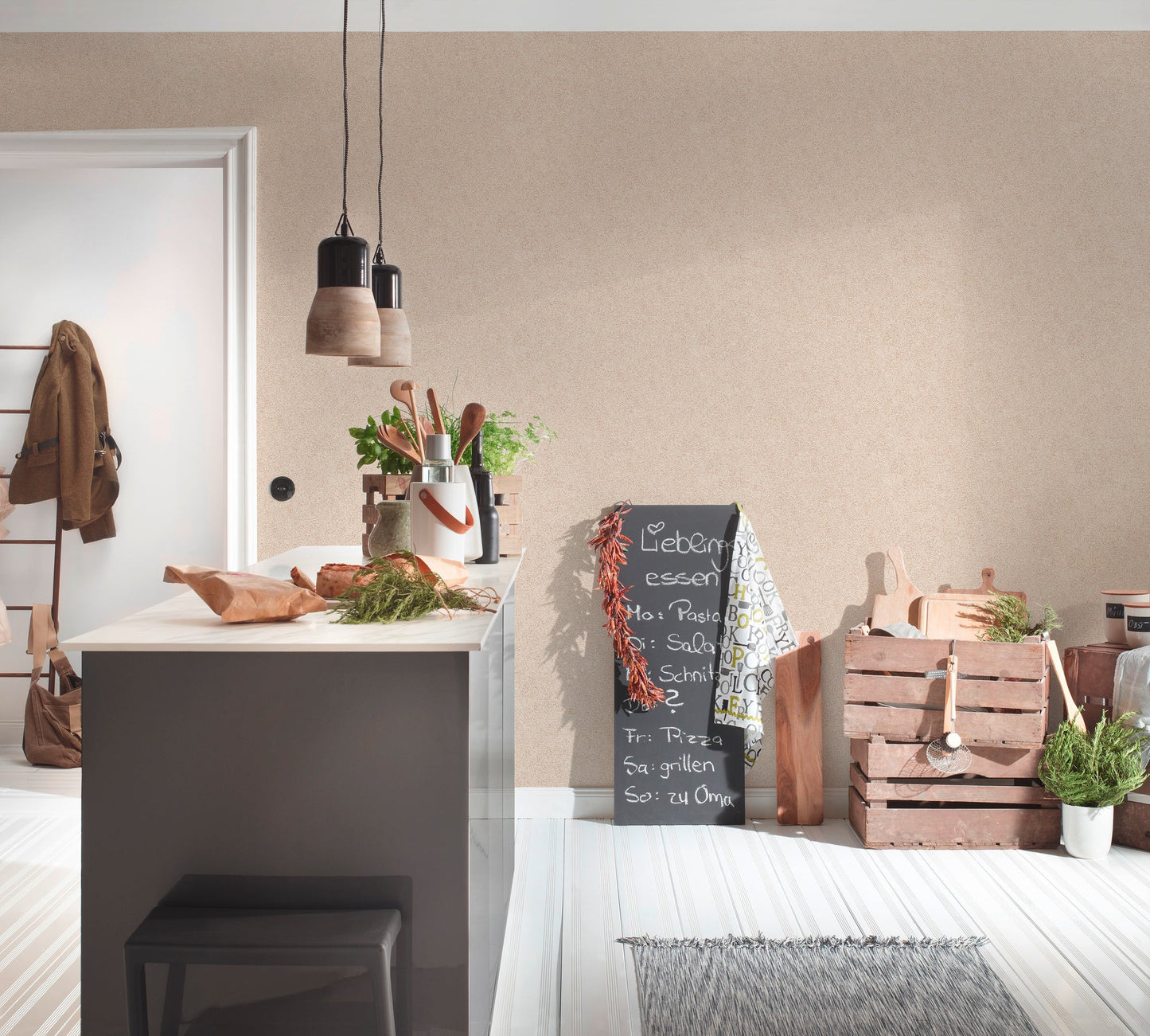 MV Ltd.Edition Schaum-Vliestapete Beige 10,05 m x 0,53 m