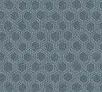 Architects Paper Alpha Direktdruck-Vliestapete Blau Silber 10,05 m x 0,53 m