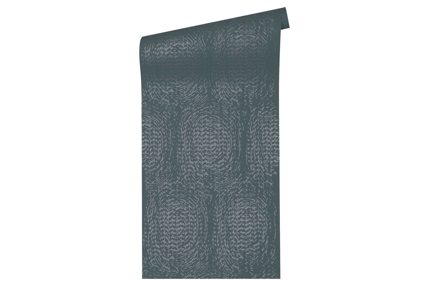 Architects Paper Alpha Kreisdesign Vliestapete Blau Silber Grau 10,05 m x 0,53 m