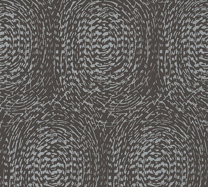 Architects Paper Alpha Kreisdesign Vliestapete Schwarz Silber 10,05 m x 0,53 m