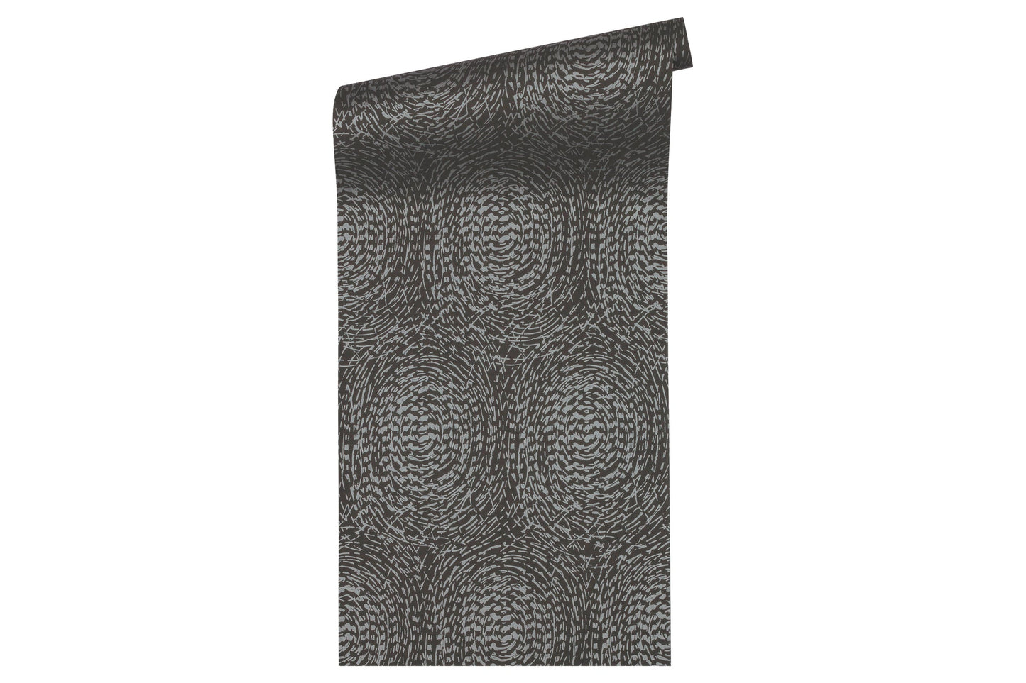 Architects Paper Alpha Kreisdesign Vliestapete Schwarz Silber 10,05 m x 0,53 m