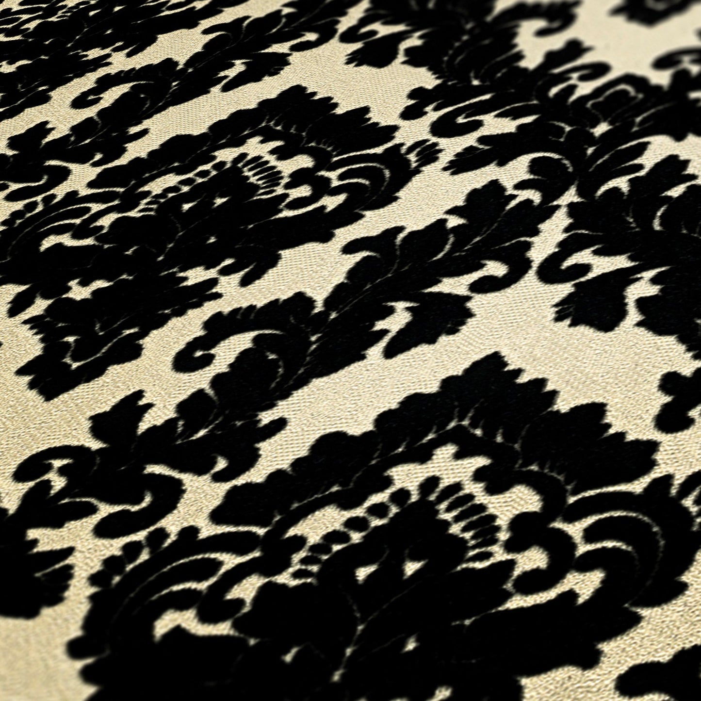 Architects Paper Castello Designtapete Schwarz Creme 10,05 m x 0,52 m