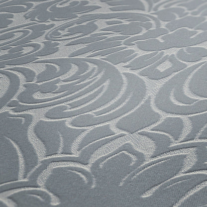 Architects Paper Castello Designtapete Silber Grau 10,05 m x 0,52 m