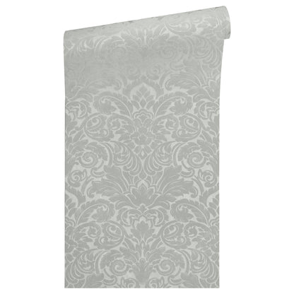 Architects Paper Castello Designtapete Silber Grau 10,05 m x 0,52 m