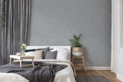 Architects Paper Castello Designtapete Silber Grau 10,05 m x 0,52 m