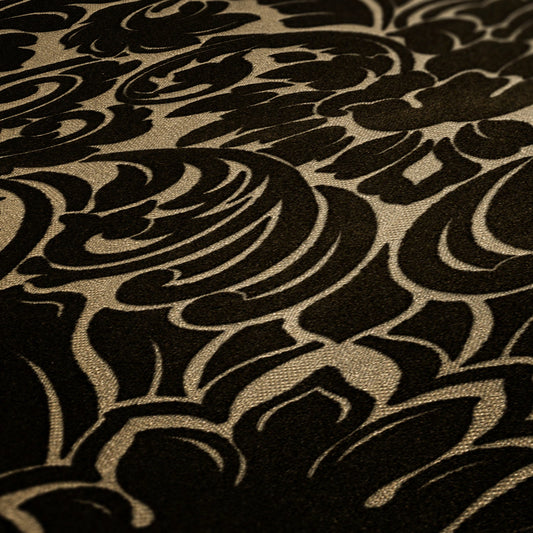 Architects Paper Castello Designtapete Schwarz Gold 10,05 m x 0,52 m