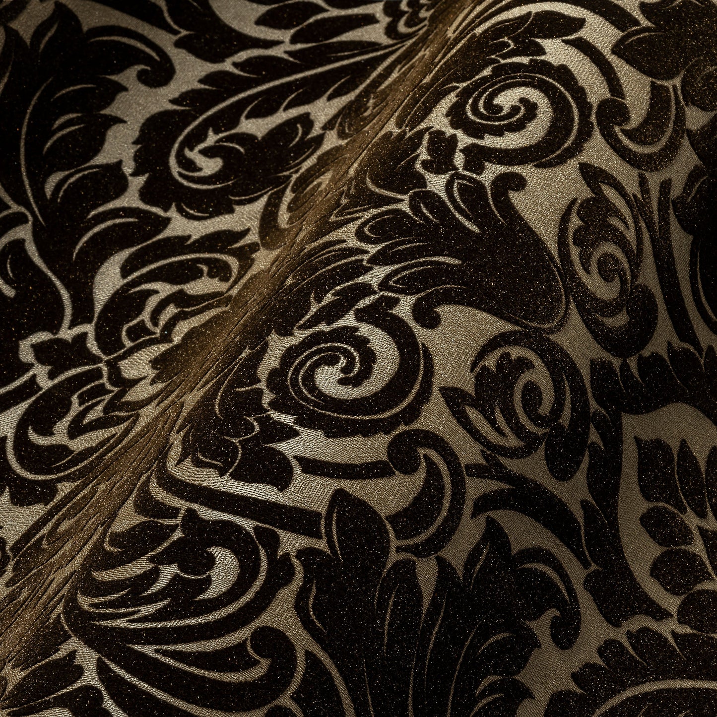 Architects Paper Castello Designtapete Schwarz Gold 10,05 m x 0,52 m