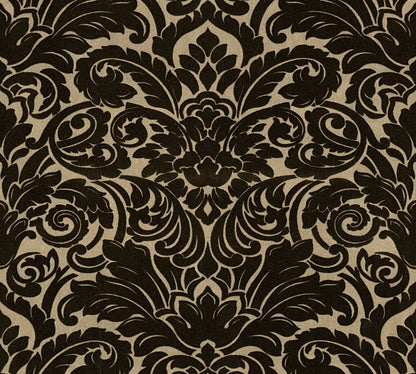 Architects Paper Castello Designtapete Schwarz Gold 10,05 m x 0,52 m