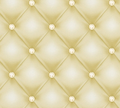 Hermitage 10 Vinyl-Vliestapete Grün Gold Weiß 10,05 m x 0,53 m