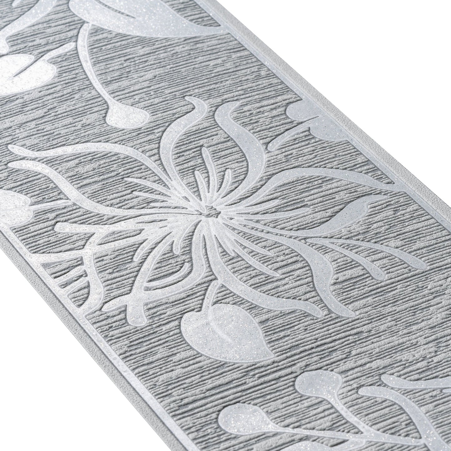 Only Borders 11 Dekobordüre selbstklebend Grau Metallic 5 m x 0,13 m