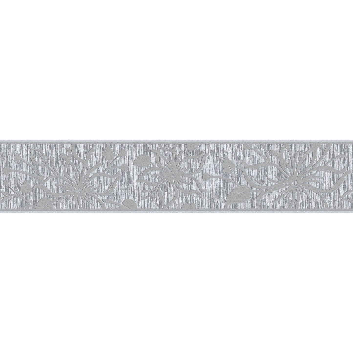 Only Borders 11 Dekobordüre selbstklebend Grau Metallic 5 m x 0,13 m