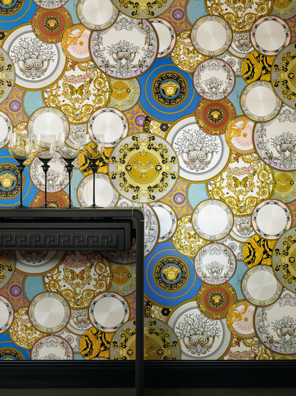 Versace Art De La Table Blau - 10,05 m x 0,70 m