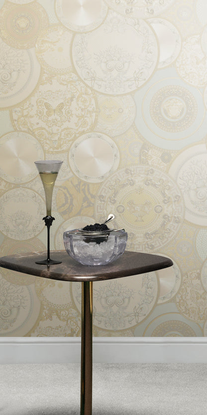 Versace Art De La Table Creme - 10,05 m x 0,70 m