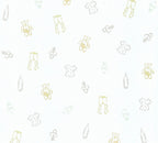 Little Stars Direktdruck-Vliestapete Creme Gold Weiß 10,05 m x 0,53 m