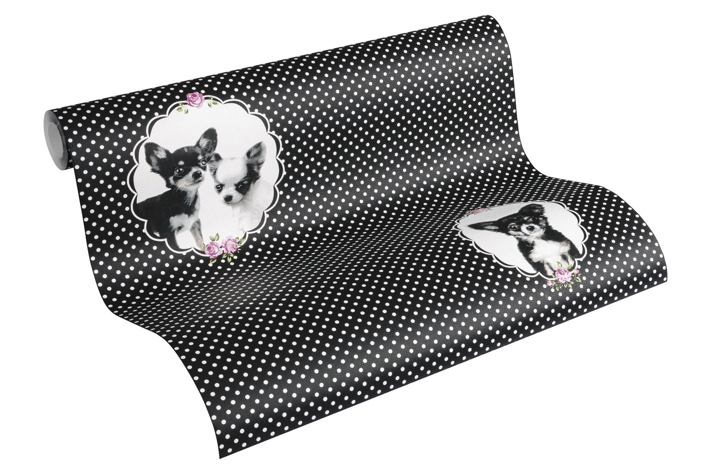 Little Stars Kinderzimmer Vliestapete Schwarz Lila 10,05 m x 0,53 m