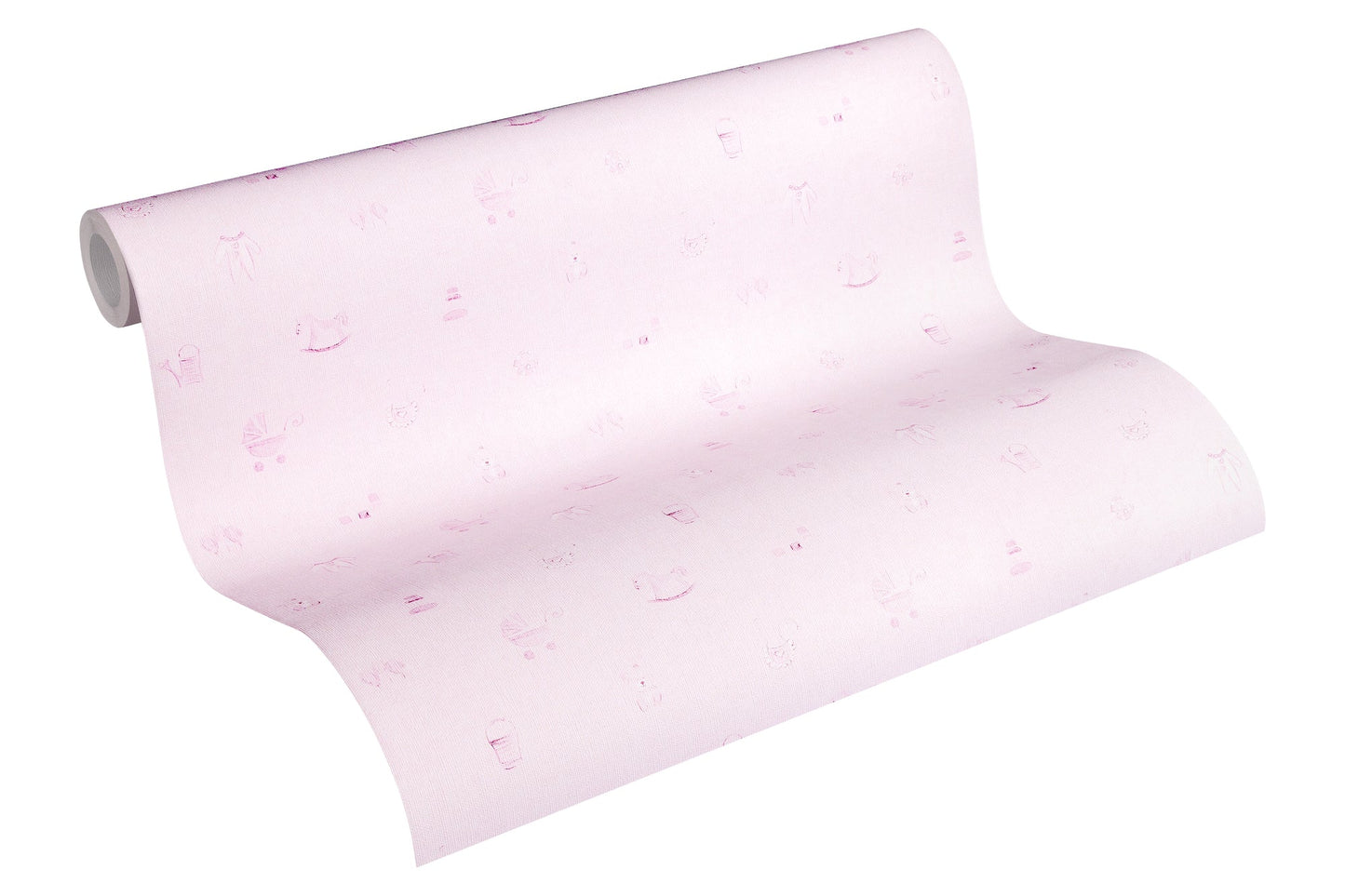 Little Stars Direktdruck-Vliestapete Rosa 10,05 m x 0,53 m