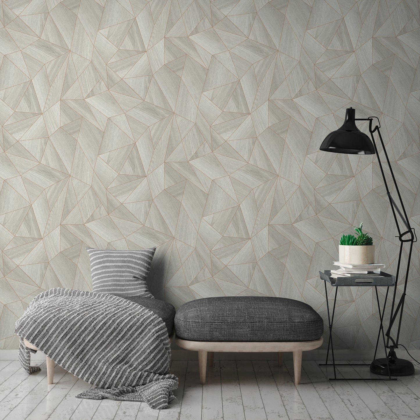 Livingwalls Daniel Hechter 7  Struktur Grau Beige - 10,05 m x 0,53 m