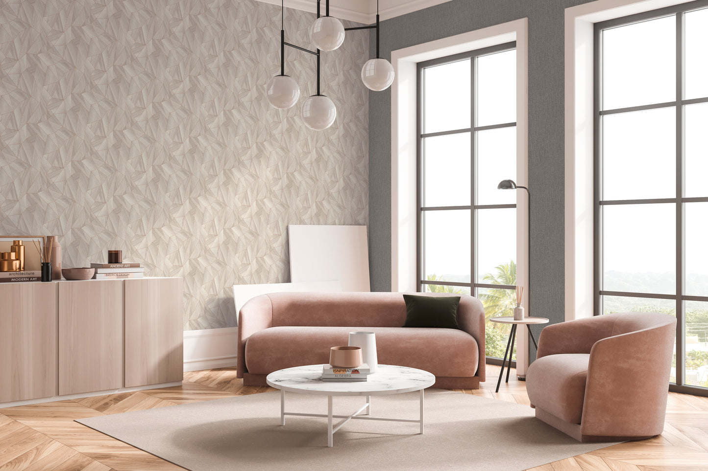 Livingwalls Daniel Hechter 7  Struktur Grau Beige - 10,05 m x 0,53 m