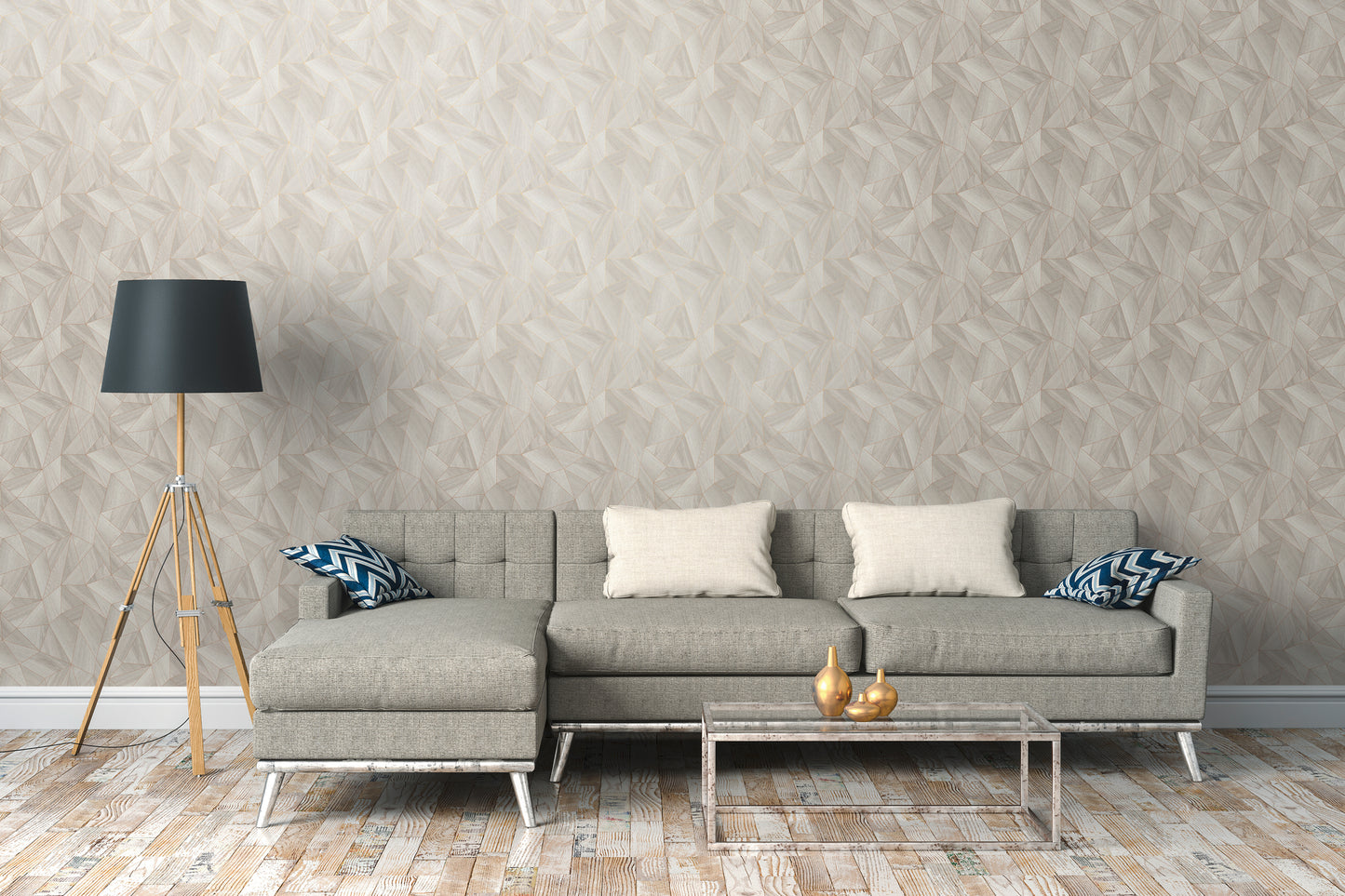 Livingwalls Daniel Hechter 7  Struktur Grau Beige - 10,05 m x 0,53 m