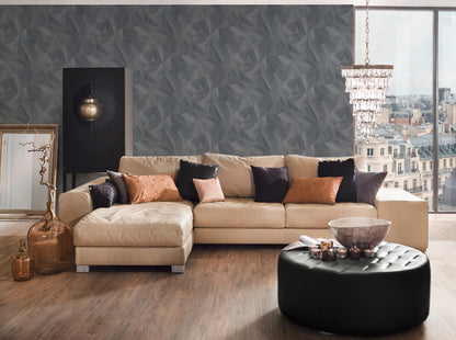 Livingwalls Daniel Hechter 7  Struktur Grau Gold - 10,05 m x 0,53 m