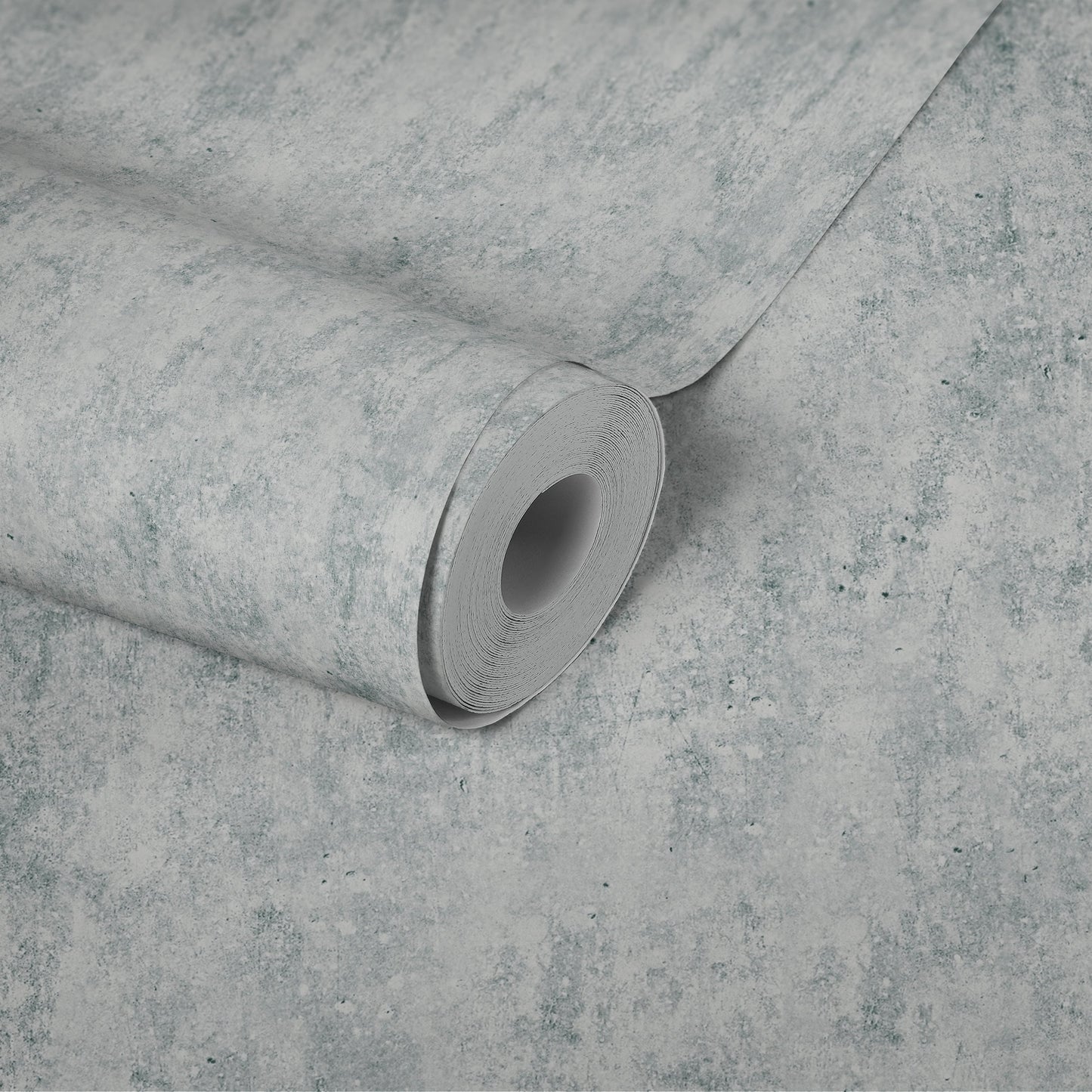 Beton Concrete und More Vinyl-Vliestapete Grau Silber 10,05 m x 0,53 m