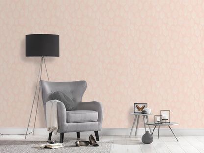 Livingwalls Colibri Vinyl-Vliestapete Rosa Weiß 10,05 m x 0,53 m