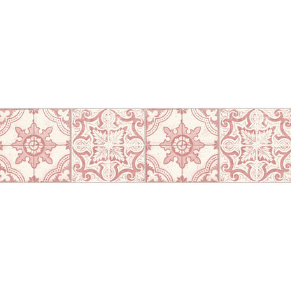 Only Borders 11 Dekobordüre selbstklebend Rot Weiß 5,00 m x 0,13 m