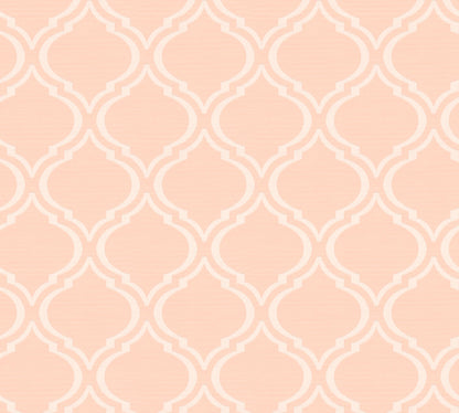 Architects Paper Di Seta Vlies-Textiltapete Rosa Orange Weiß 10,05 m x 0,70 m
