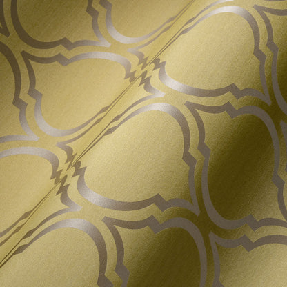 Architects Paper Di Seta Vlies-Textiltapete Gelb Grün Grau 10,05 m x 0,70 m