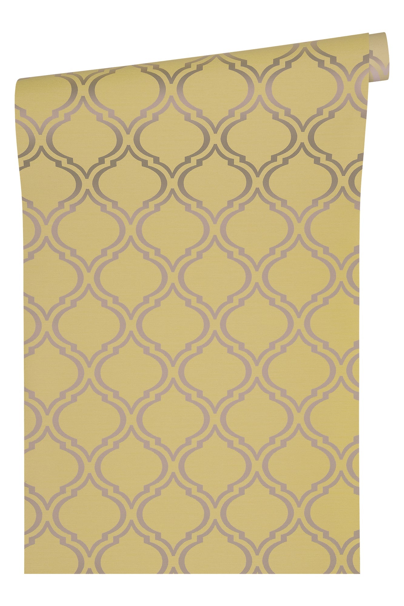 Architects Paper Di Seta Vlies-Textiltapete Gelb Grün Grau 10,05 m x 0,70 m