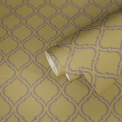 Architects Paper Di Seta Vlies-Textiltapete Gelb Grün Grau 10,05 m x 0,70 m
