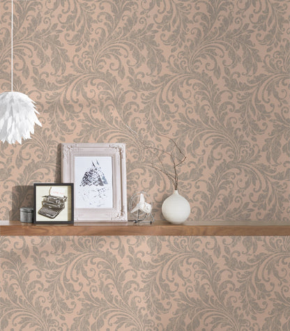 Architects Paper Di Seta Vlies-Textiltapete Braun Grau 10,05 m x 0,70 m