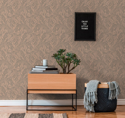 Architects Paper Di Seta Vlies-Textiltapete Braun Grau 10,05 m x 0,70 m