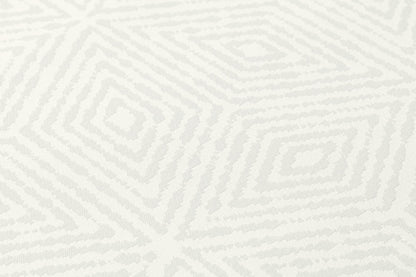 Architects Paper Di Seta Vlies-Textiltapete Grau Weiß 10,05 m x 0,70 m