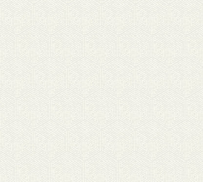 Architects Paper Di Seta Vlies-Textiltapete Grau Weiß 10,05 m x 0,70 m