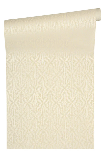 Architects Paper Di Seta Vlies-Textiltapete Beige Creme Gelb 10,05 m x 0,70 m
