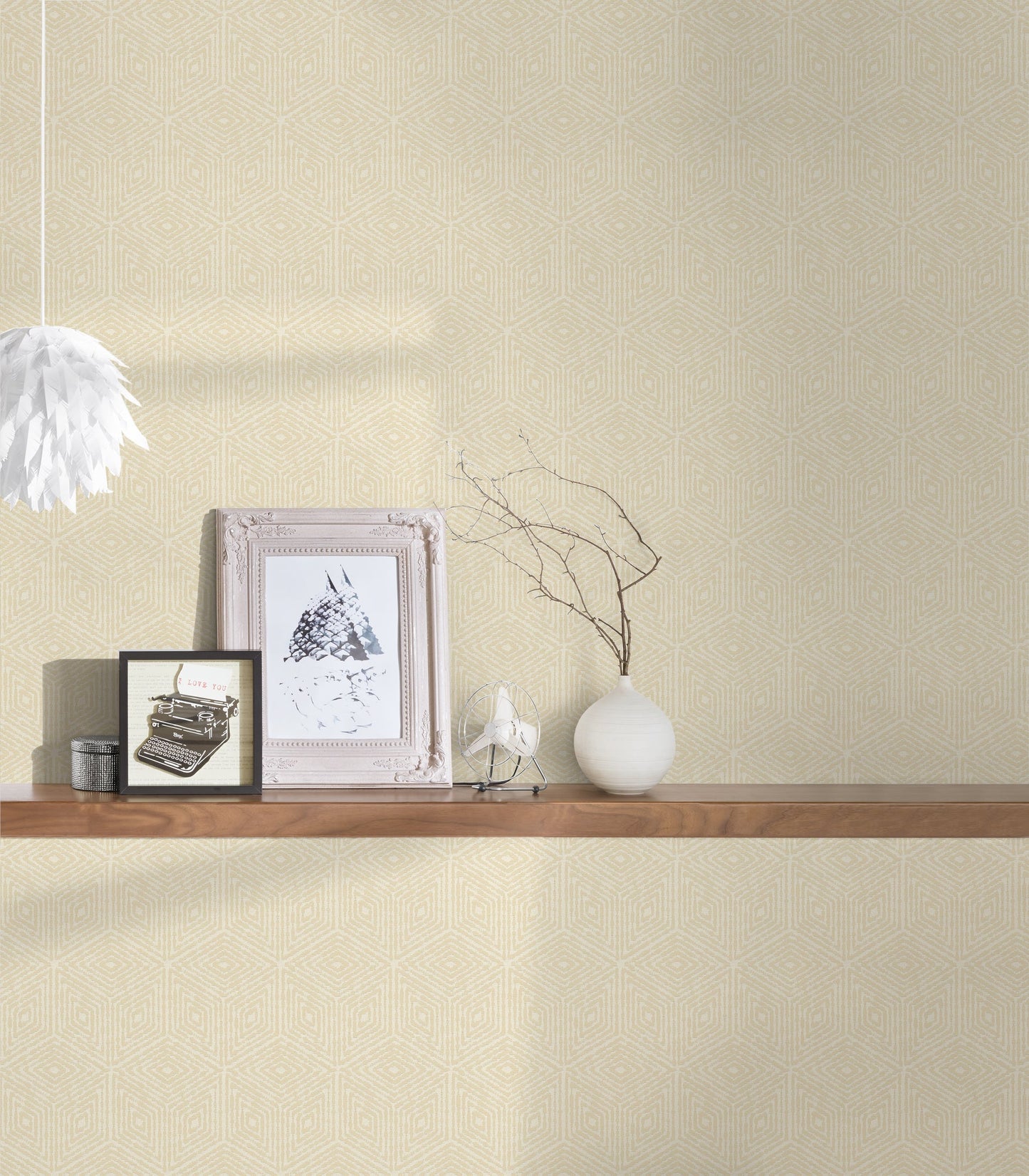Architects Paper Di Seta Vlies-Textiltapete Beige Creme Gelb 10,05 m x 0,70 m