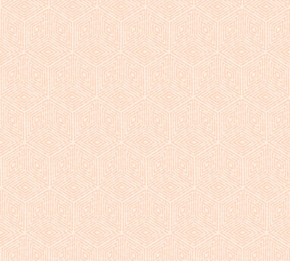 Architects Paper Di Seta Vlies-Textiltapete Rosa Orange Weiß 10,05 m x 0,70 m