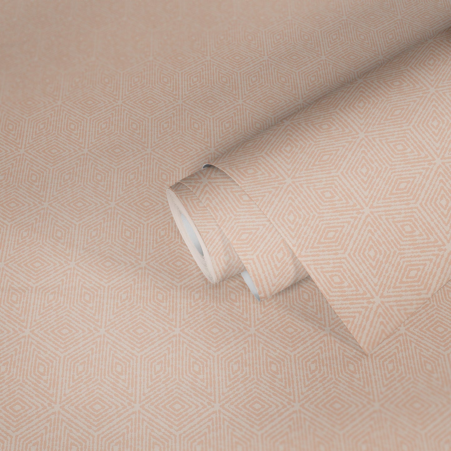 Architects Paper Di Seta Vlies-Textiltapete Rosa Orange Weiß 10,05 m x 0,70 m