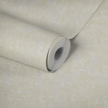 Architects Paper Di Seta Vlies-Textiltapete Beige Grau 10,05 m x 0,70 m
