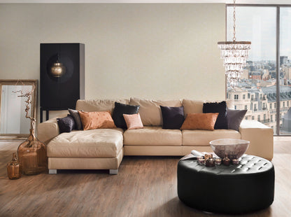 Architects Paper Di Seta Vlies-Textiltapete Beige Grau 10,05 m x 0,70 m