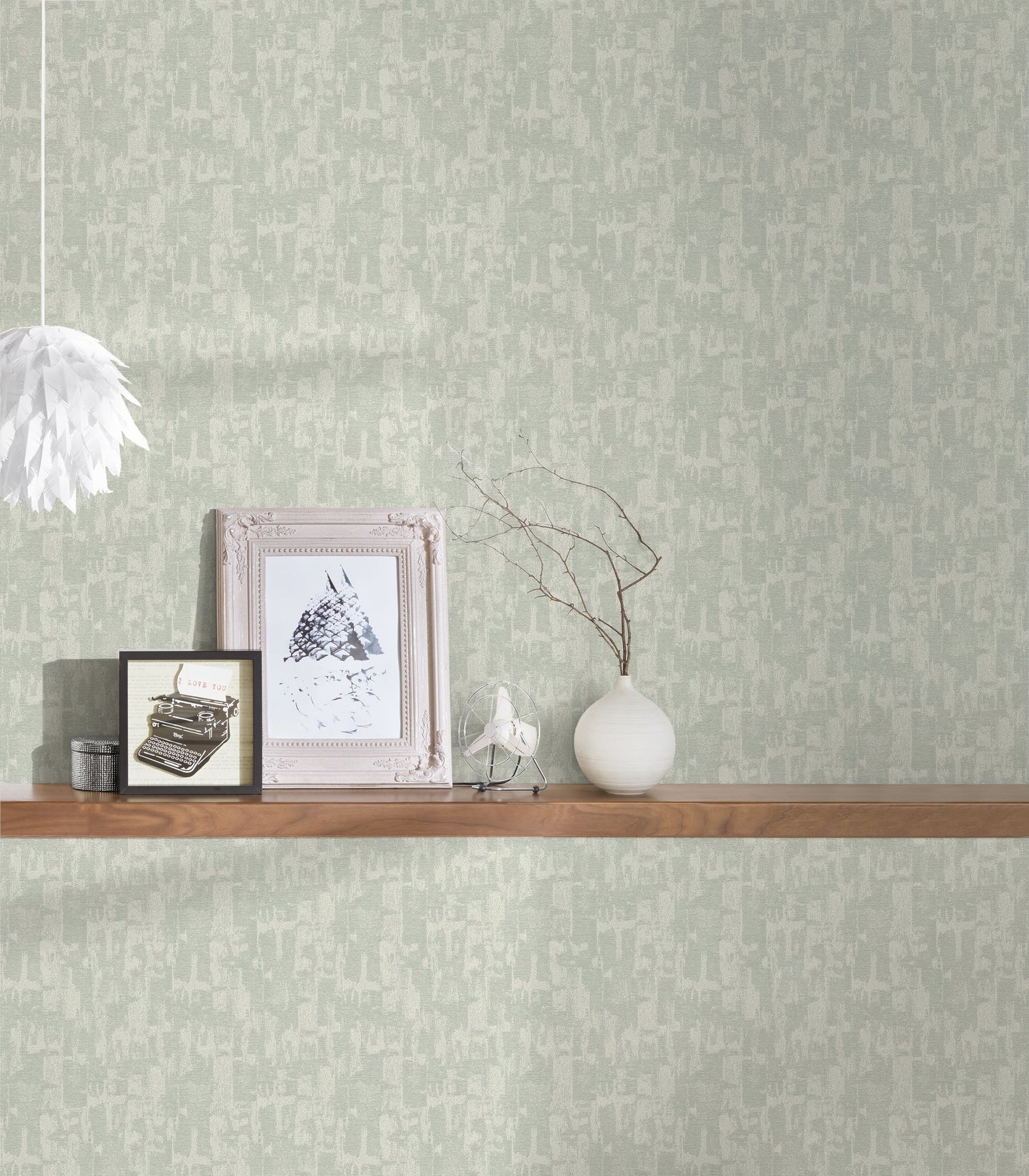 Architects Paper Di Seta Vlies-Textiltapete Grün Creme 10,05 m x 0,70 m