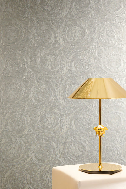 Versace Barocco Grau Silber - 10,05 m x 0,70 m